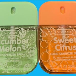 Cucumber Melon and Sweet Citrus Hand Sanitizer Spray Set